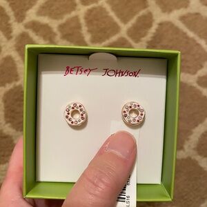 Betsey Johnson Donut Earrings